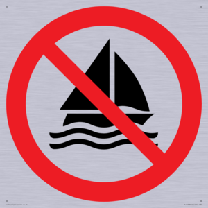 Prohibition: No sailing